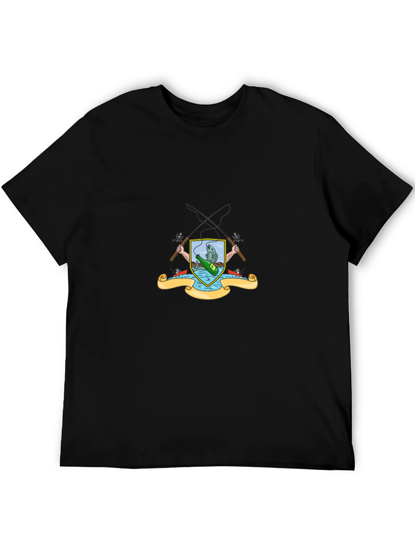 Fishing Crest Graphic T-Shirt - Angler Style