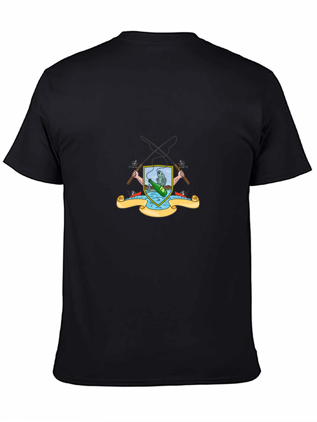 Fishing Crest Graphic T-Shirt - Angler Style
