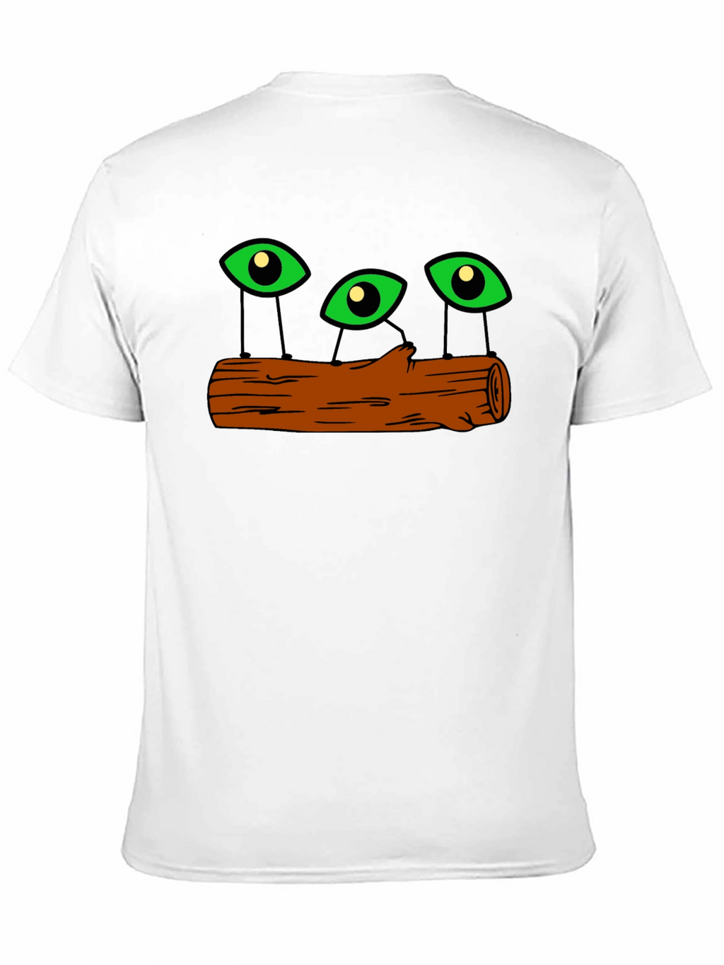 Mystic Eyes Log Black T-Shirt