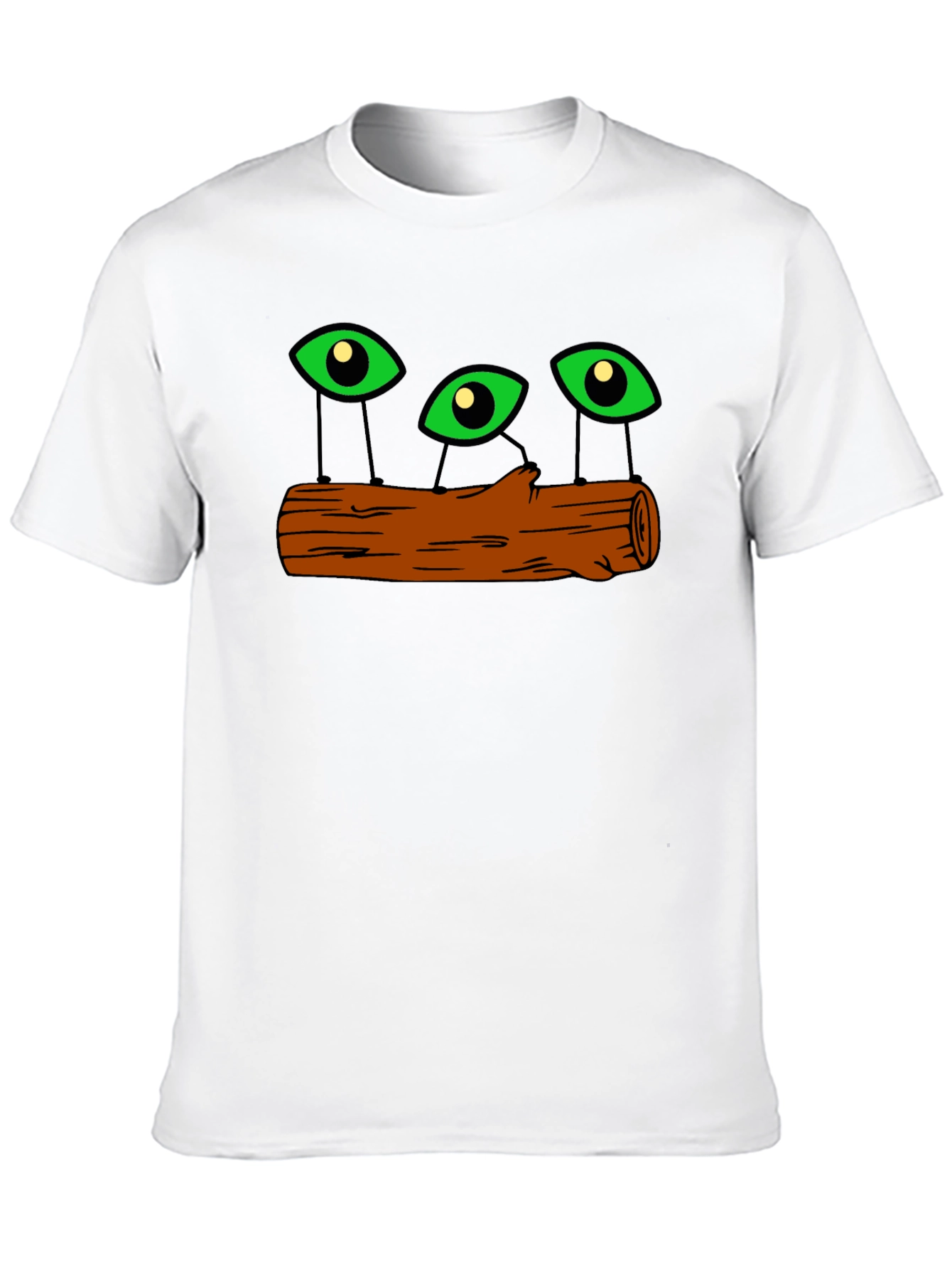 Mystic Eyes Log Black T-Shirt