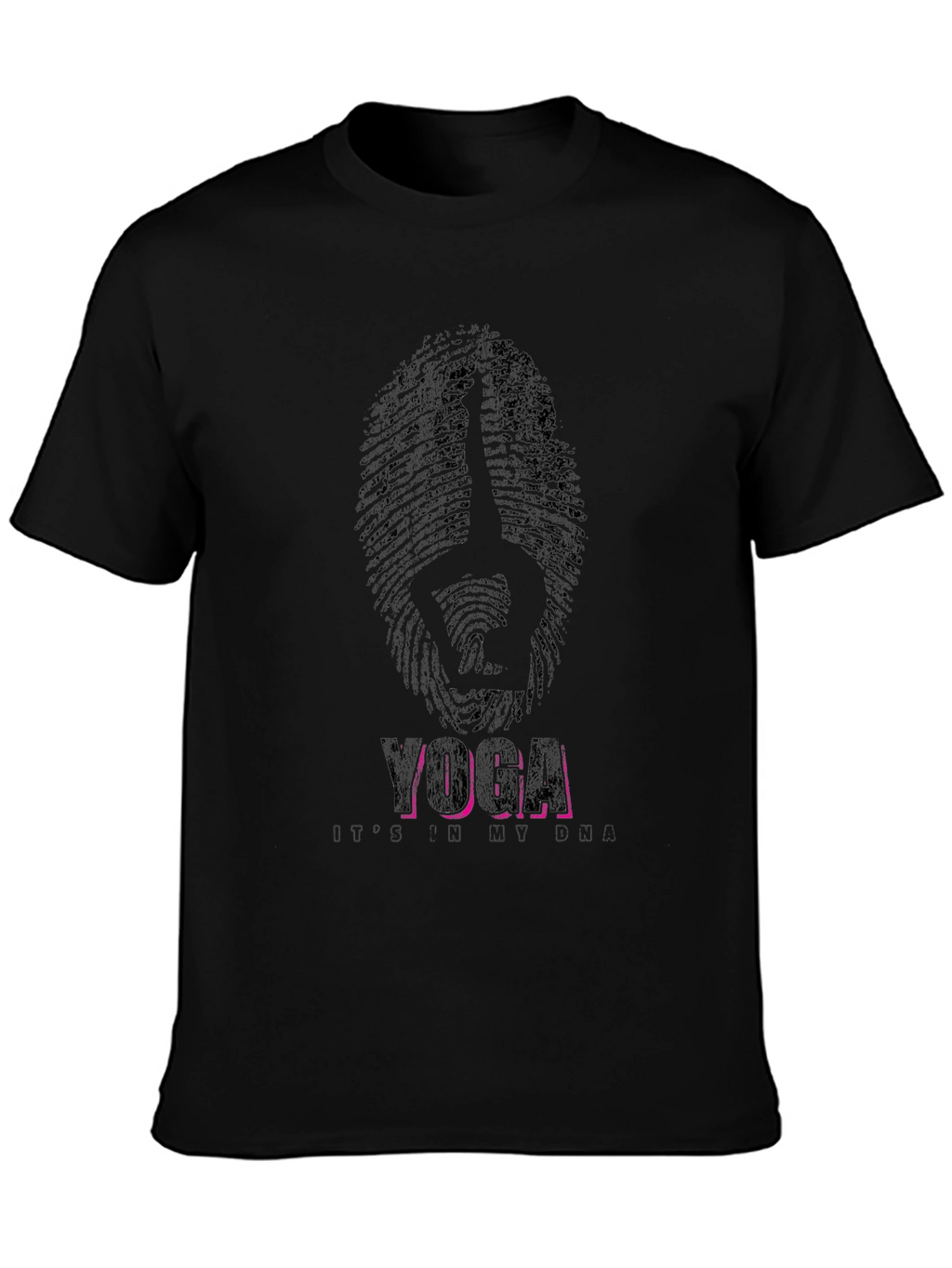 Yoga Fingerprint Graphic Tee - Relaxed Fit