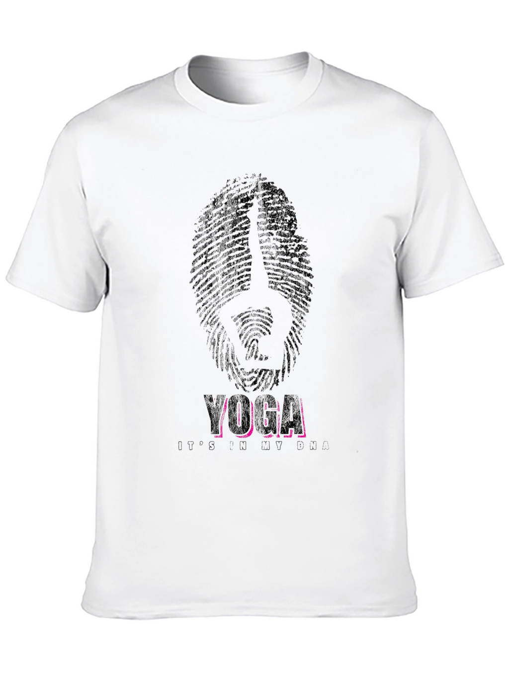 Yoga Fingerprint Graphic Tee - Relaxed Fit