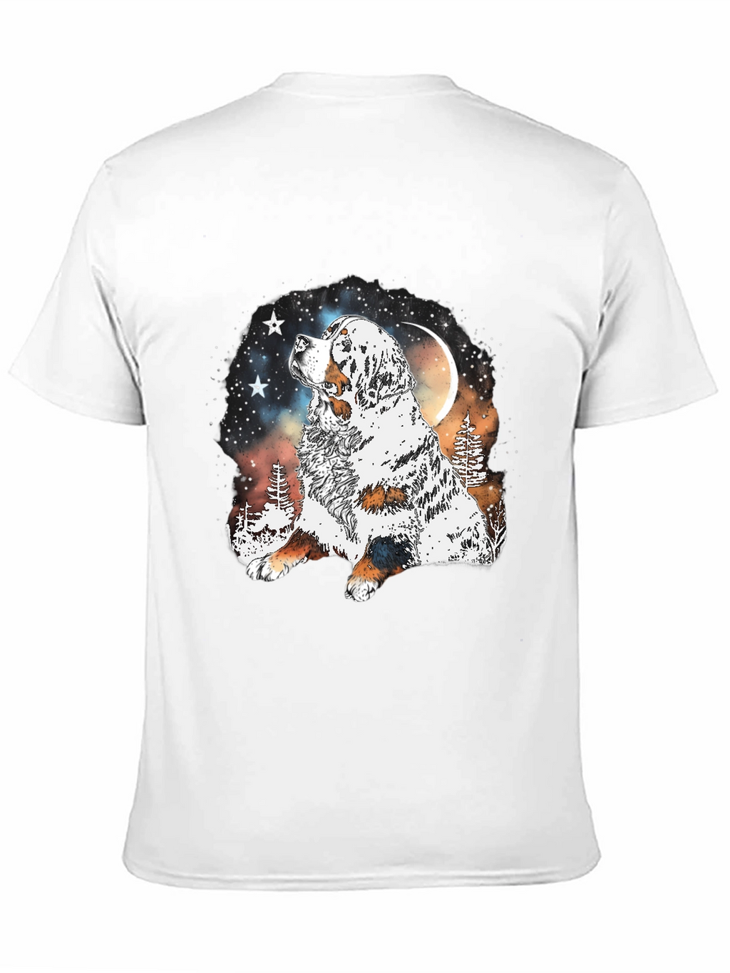 Dog Lover T-Shirt - Mountain Moon Dog Graphic Tee