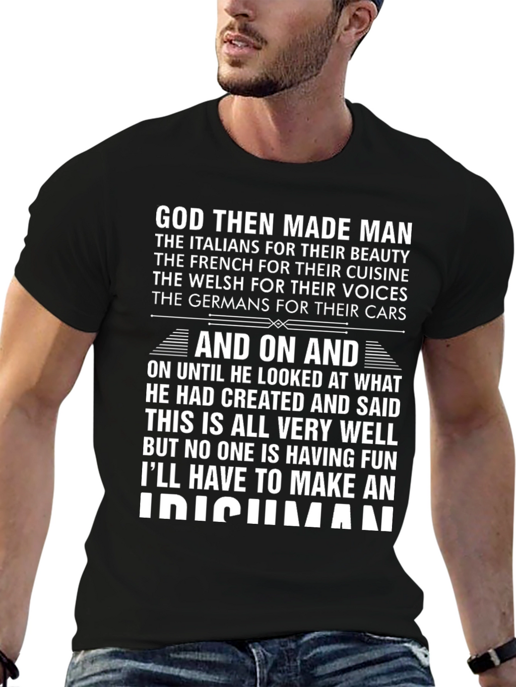 God Made an Irishman T-Shirt