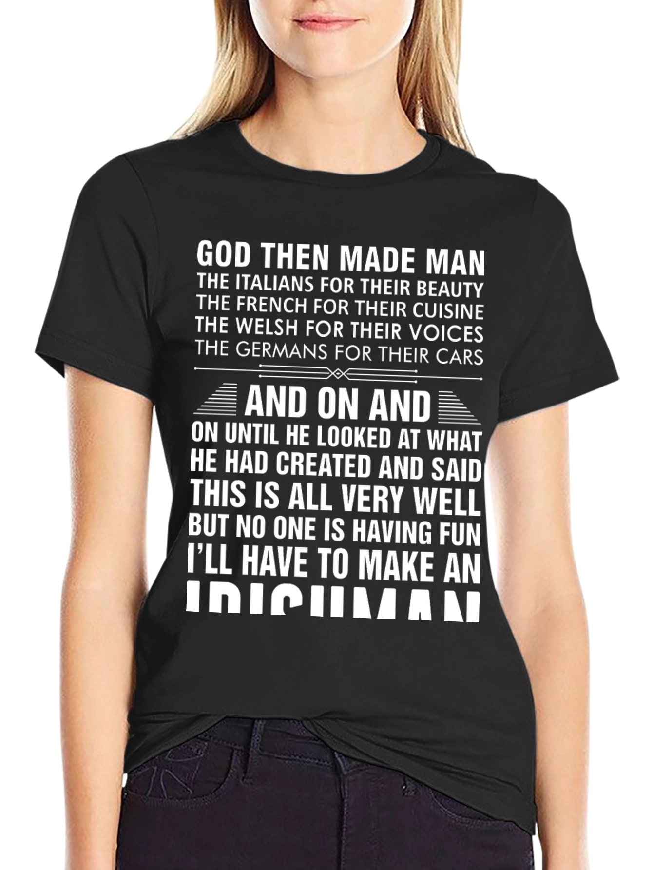 God Made an Irishman T-Shirt
