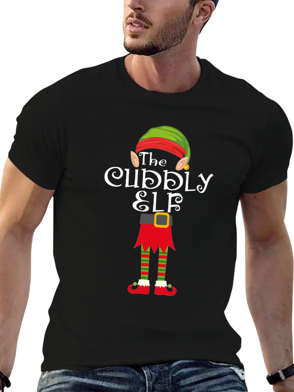 Cuddly Elf Holiday T-Shirt