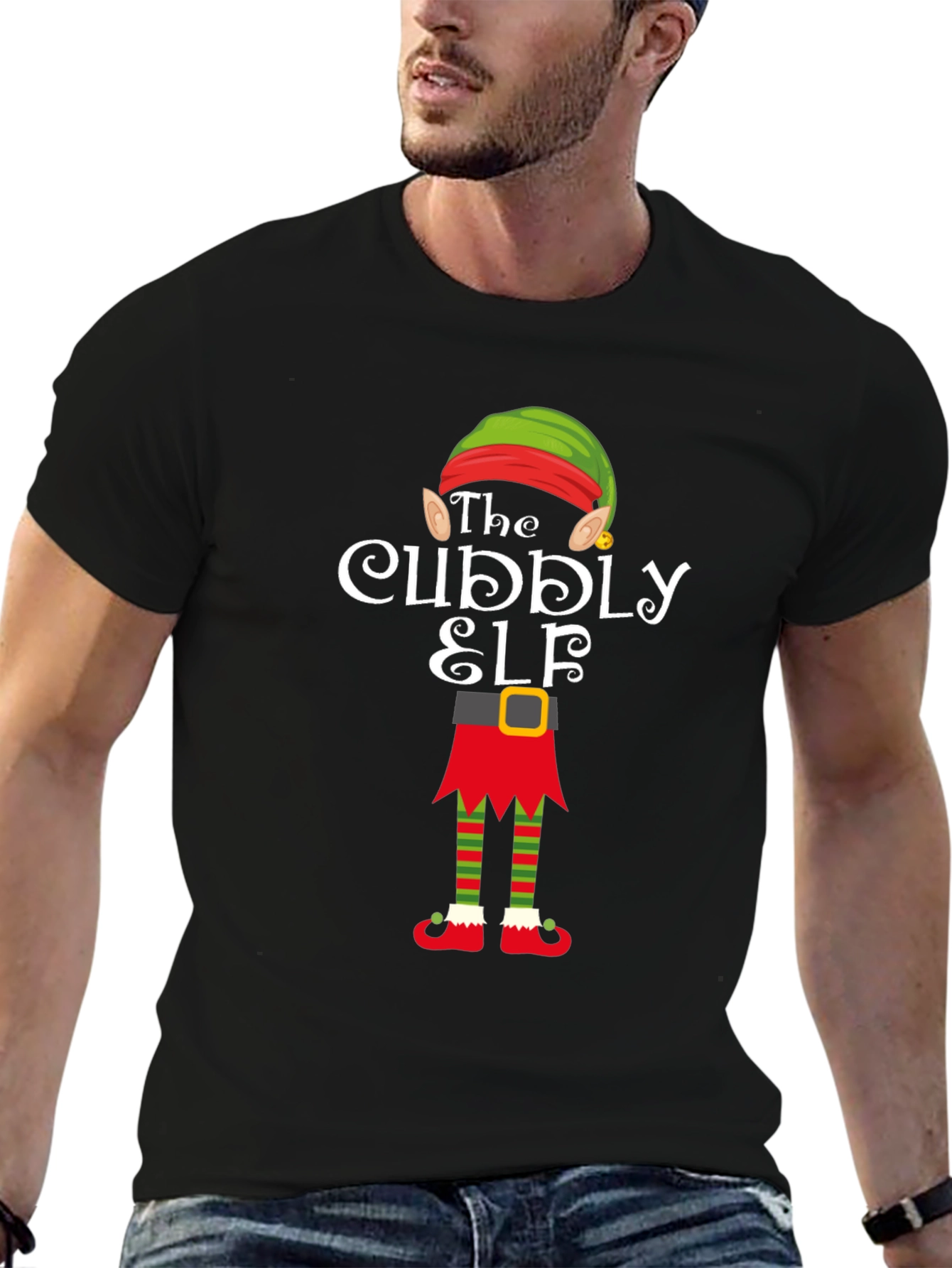 Cuddly Elf Holiday T-Shirt