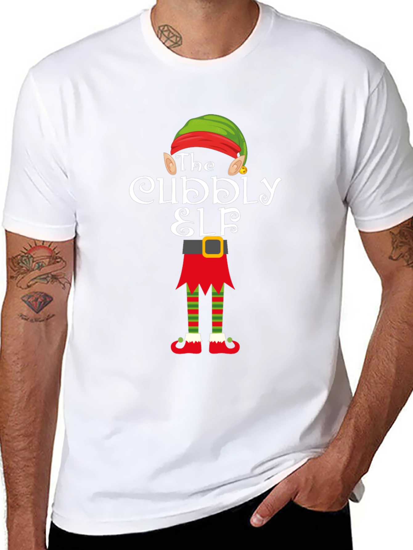 Cuddly Elf Holiday T-Shirt