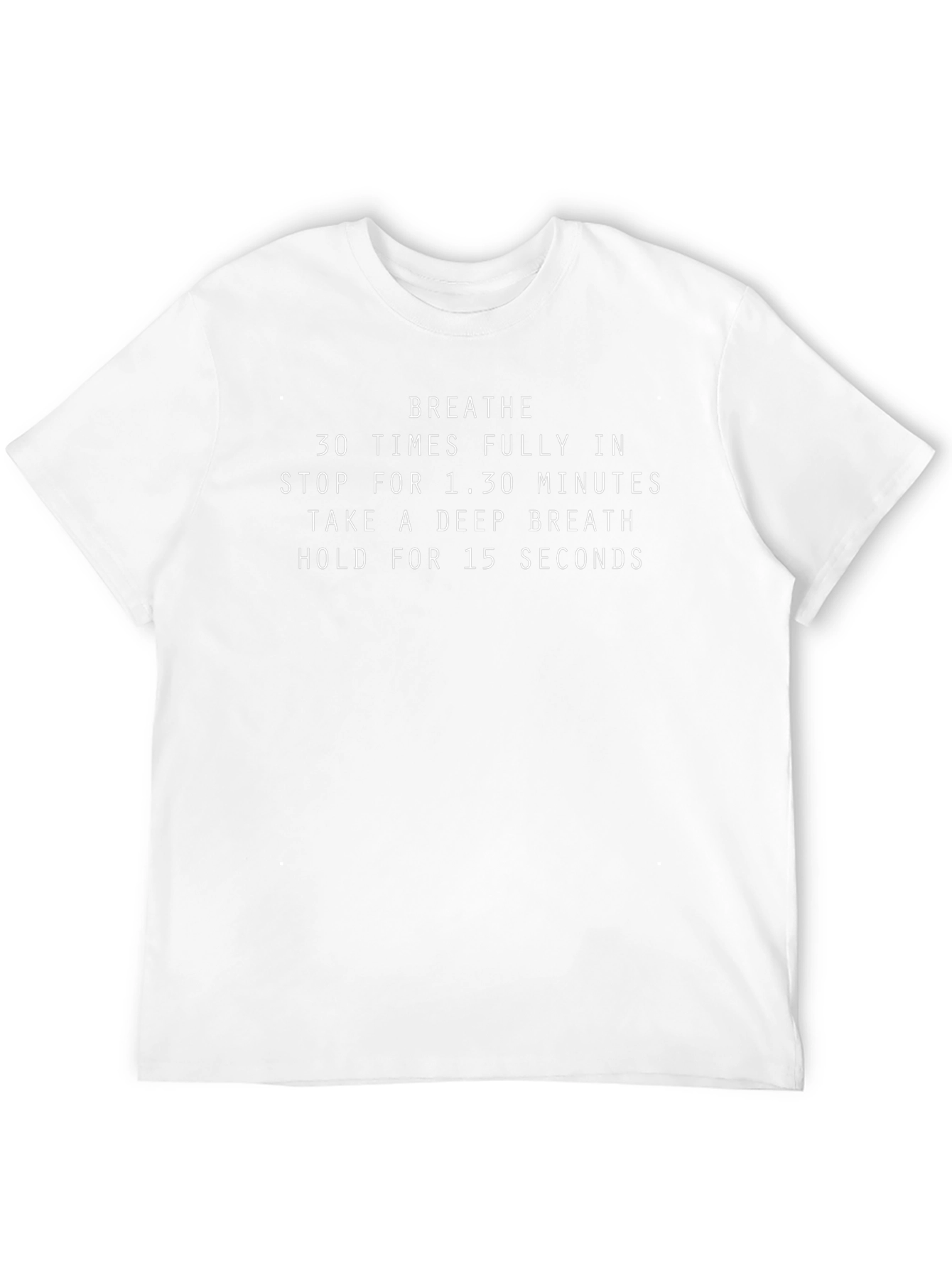 Breathe T-Shirt - Relaxation Instructions