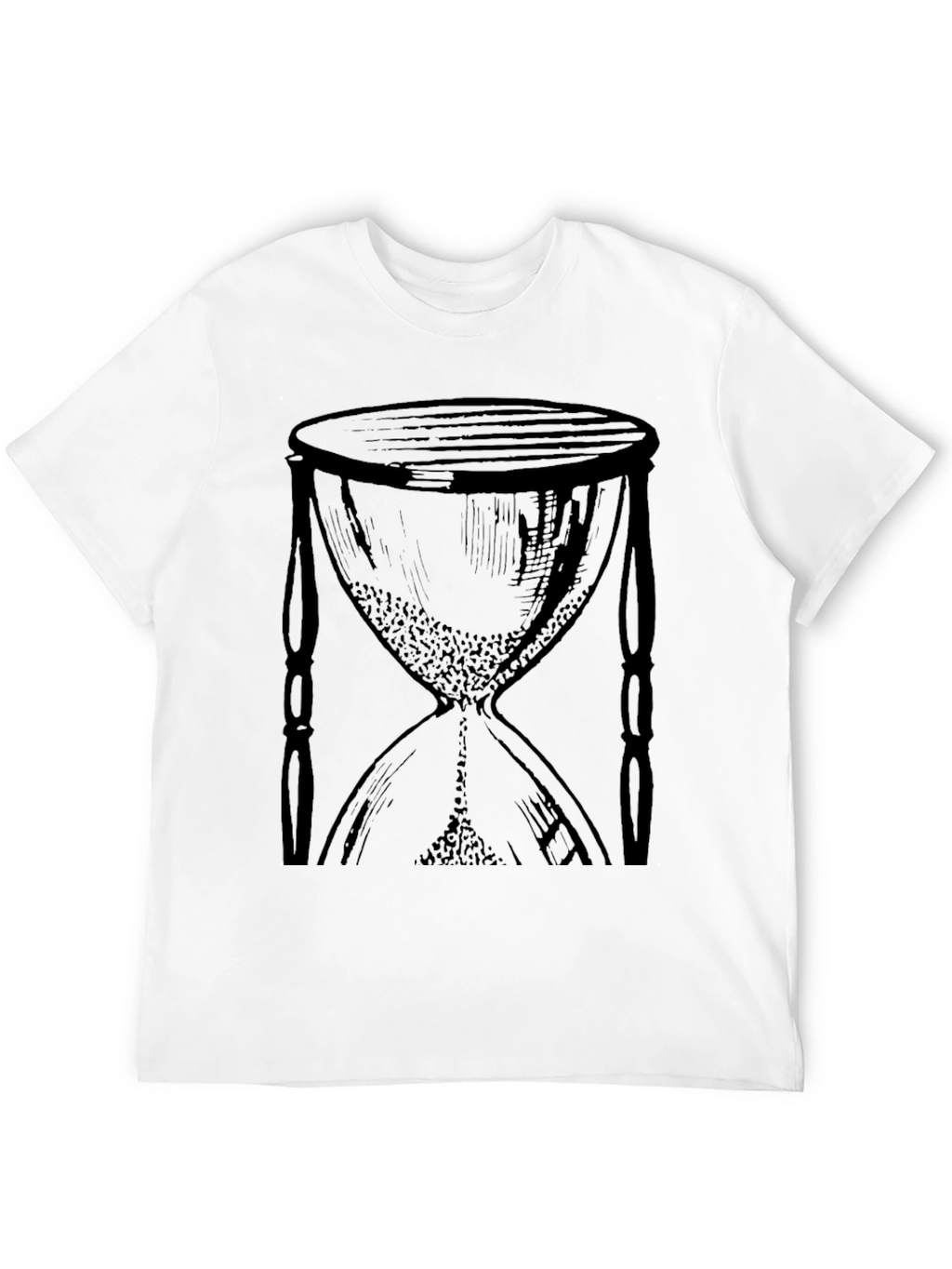 Hourglass Graphic Black T-Shirt