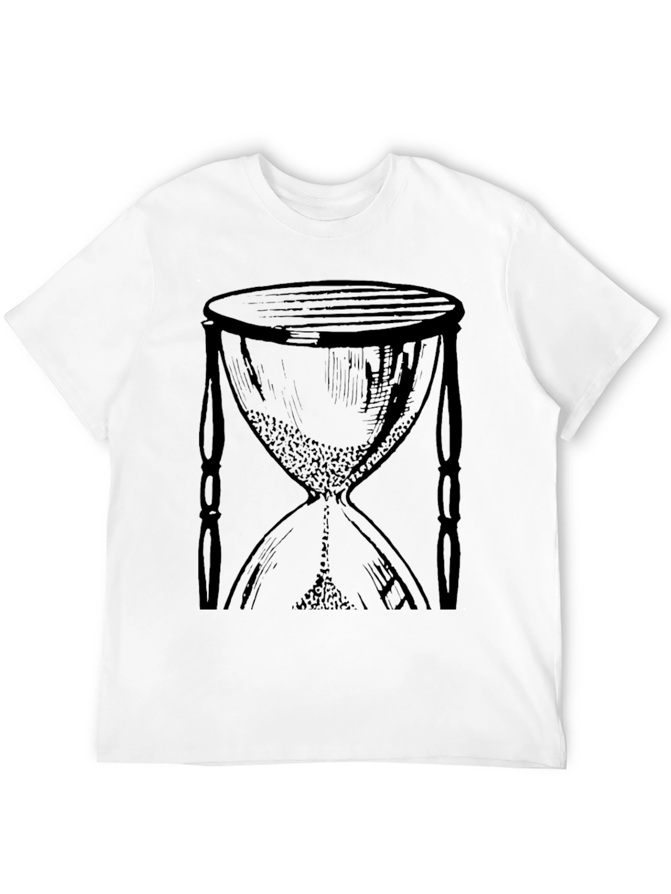 Hourglass Graphic Black T-Shirt