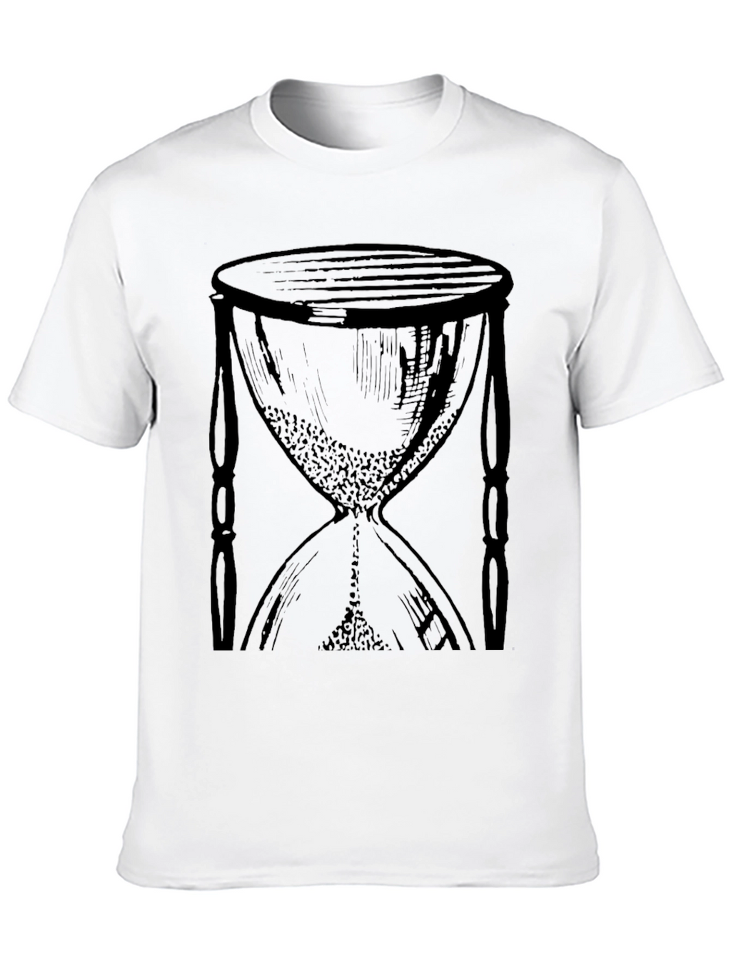 Hourglass Graphic Black T-Shirt