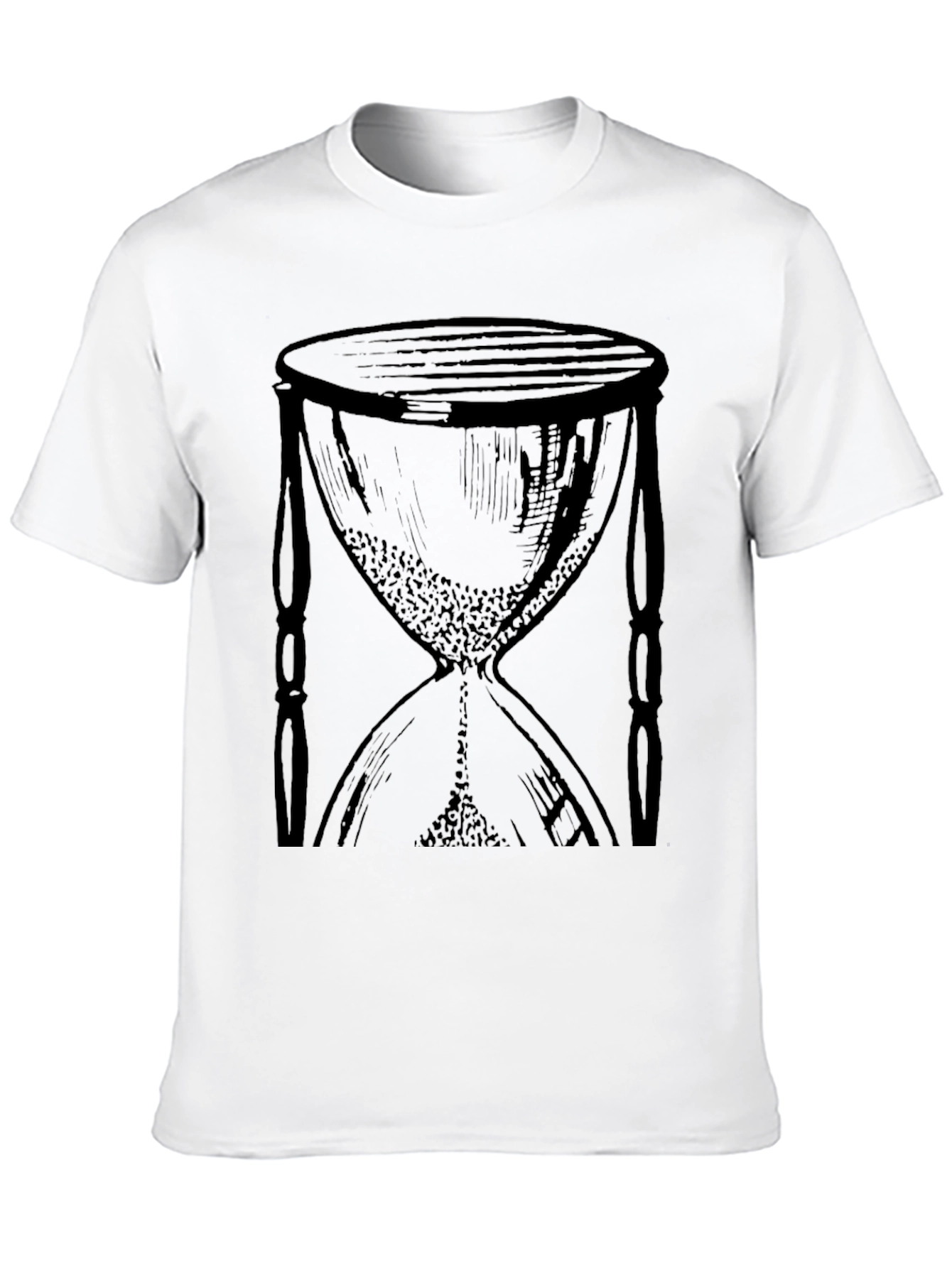 Hourglass Graphic Black T-Shirt