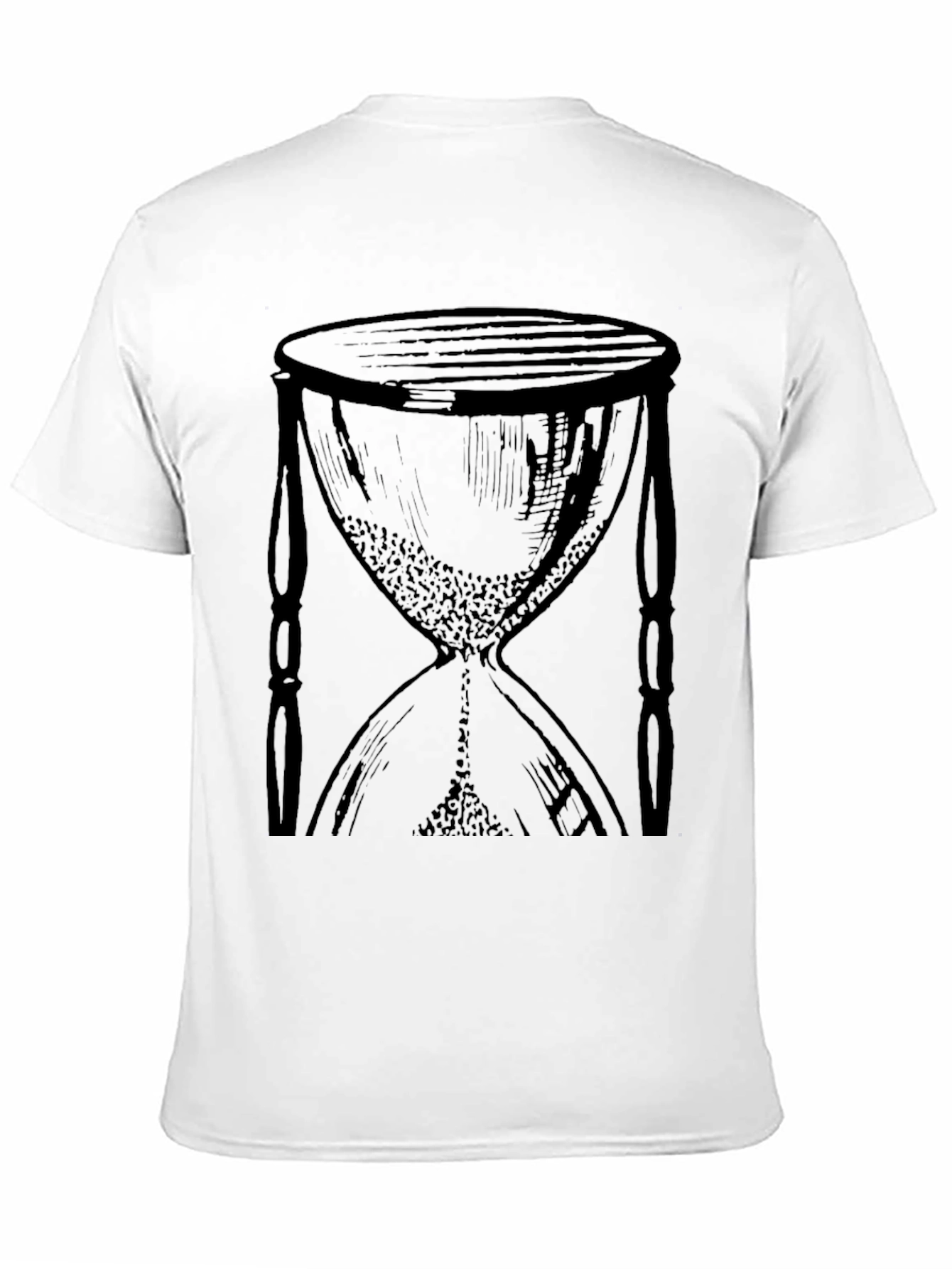 Hourglass Graphic Black T-Shirt