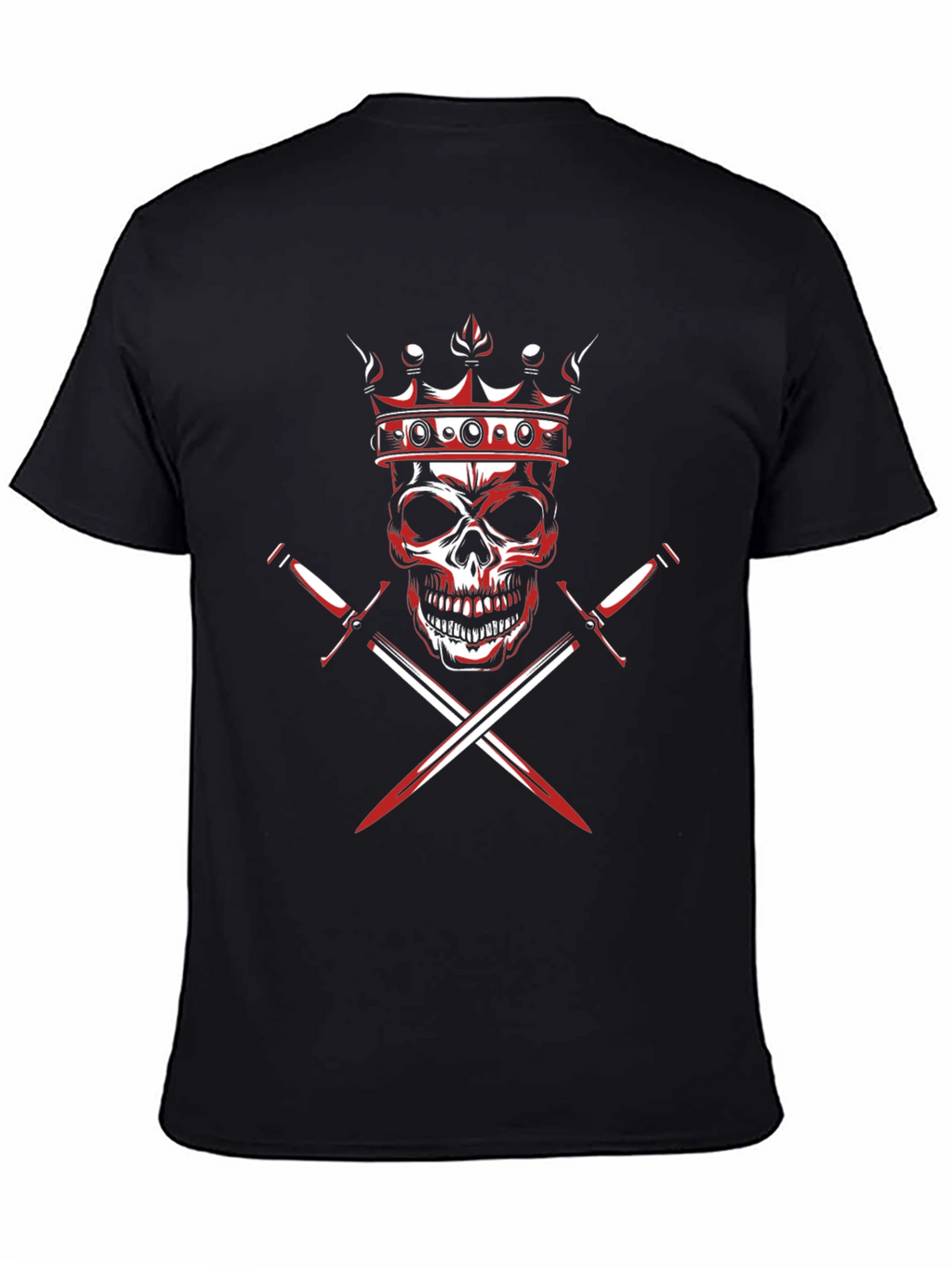 Skull King Graphic Tee - Edgy Streetwear