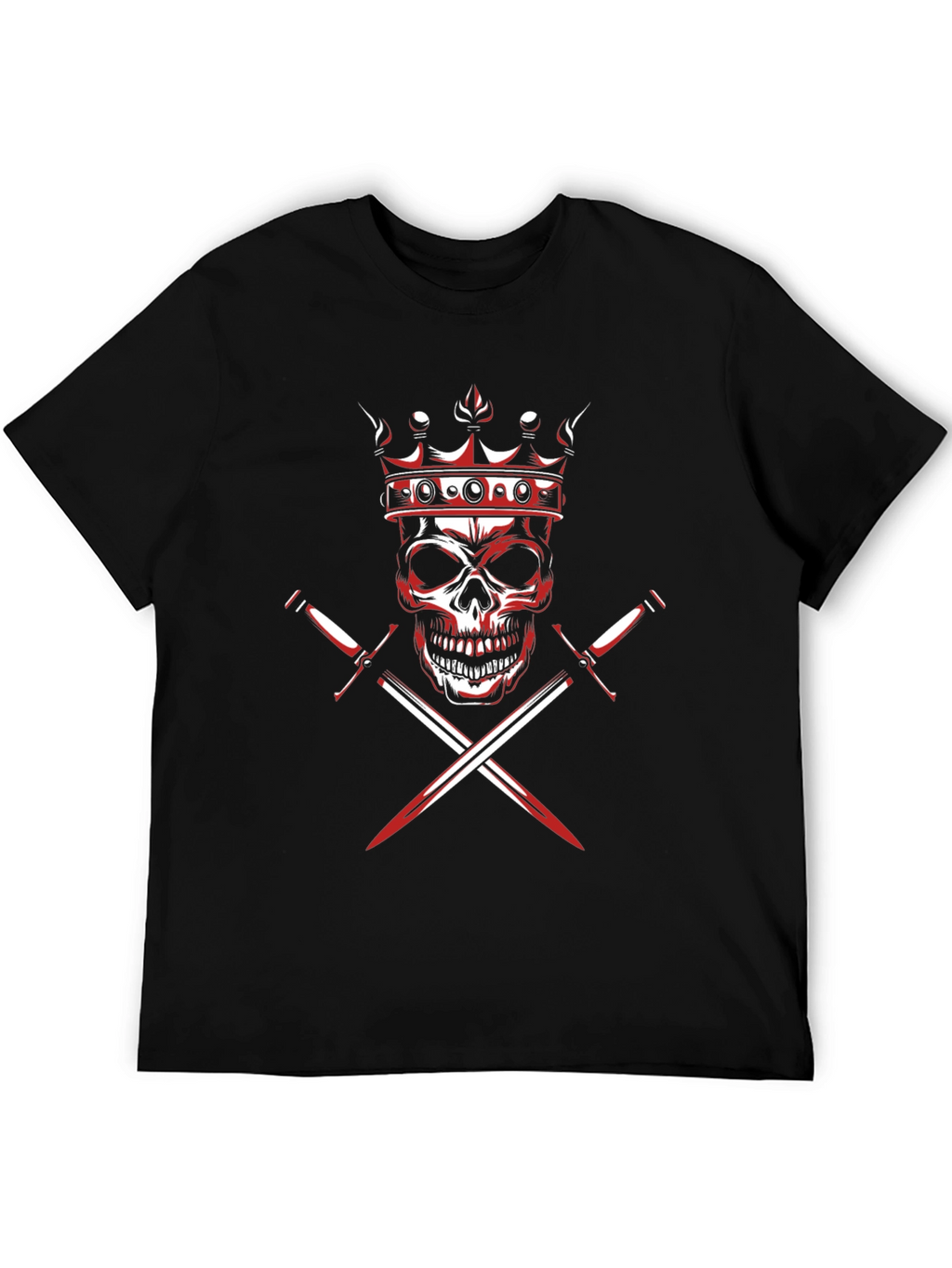 Skull King Graphic Tee - Edgy Streetwear