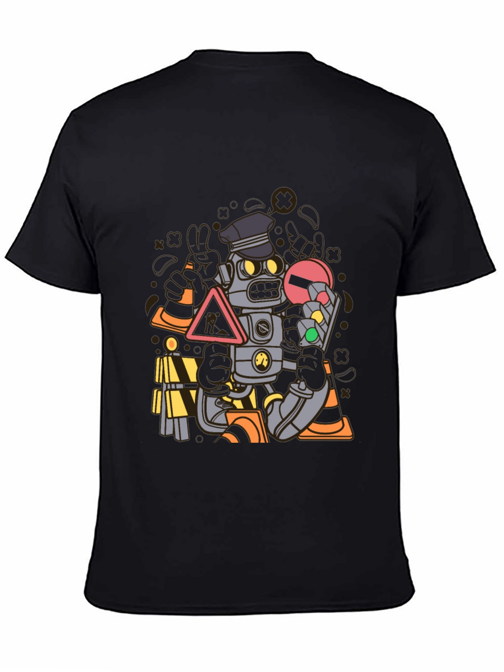 Robot Cop Graphic T-Shirt