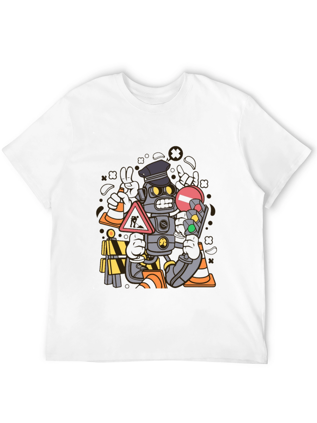 Robot Cop Graphic T-Shirt
