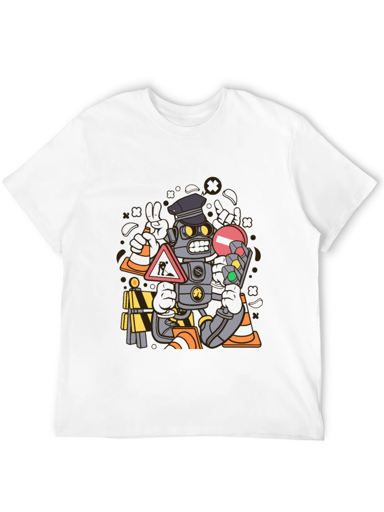 Robot Cop Graphic T-Shirt