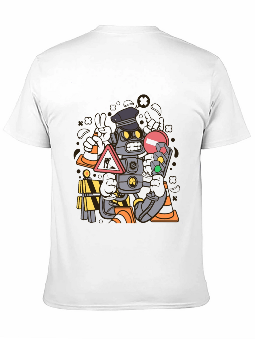 Robot Cop Graphic T-Shirt