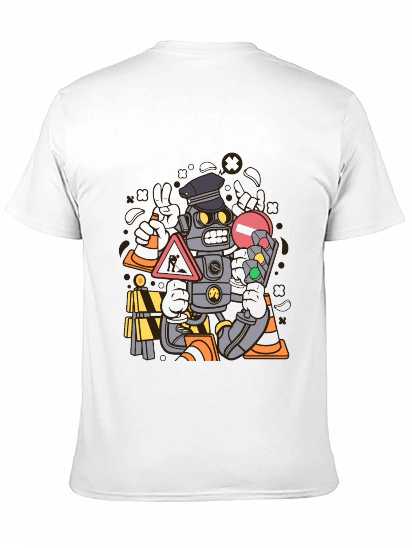 Robot Cop Graphic T-Shirt