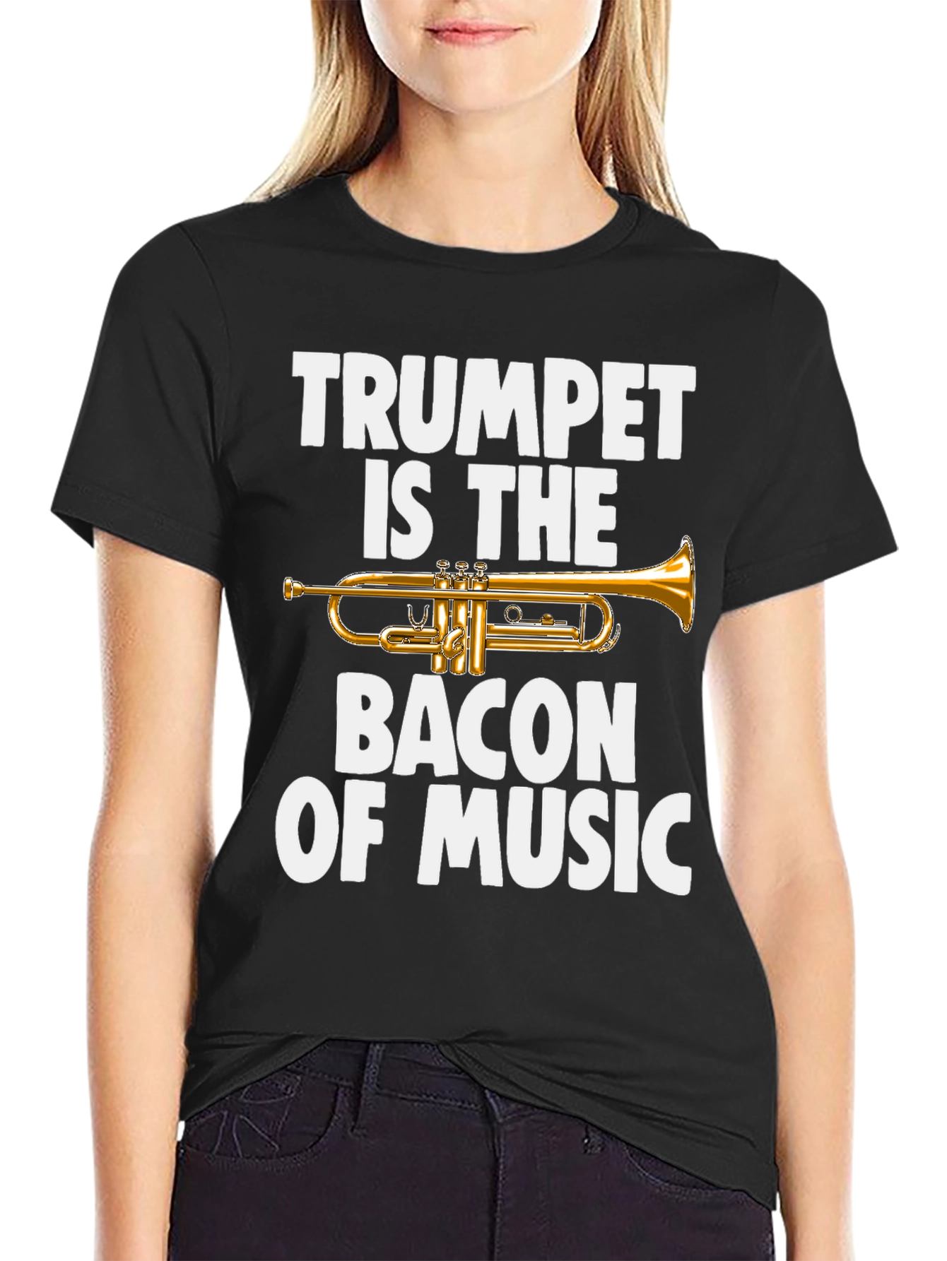Trumpet is the Bacon of Music Graphic Tee