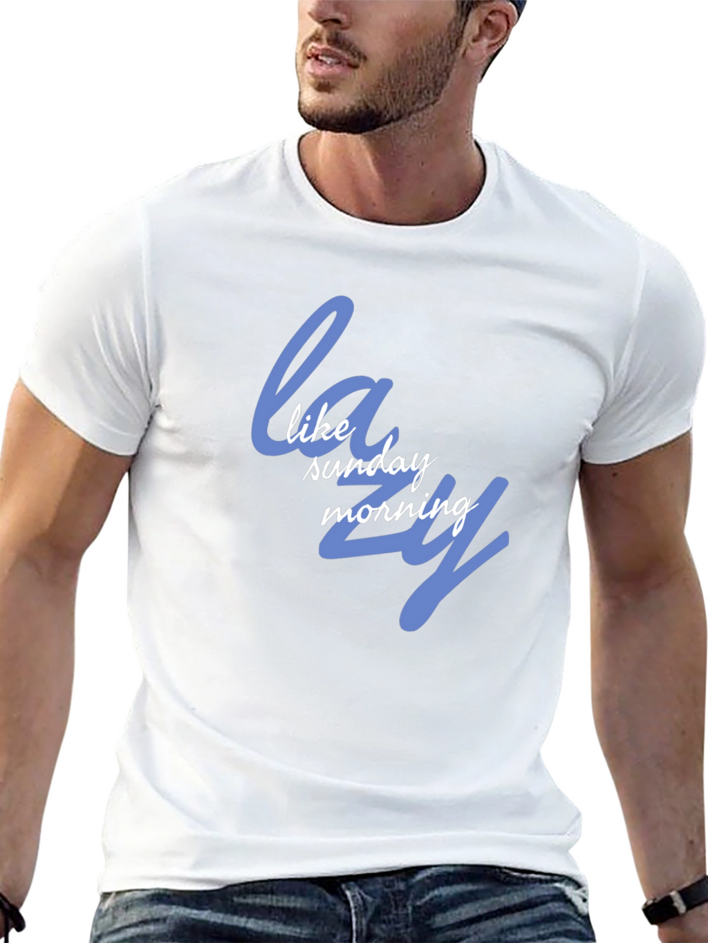 Lazy Sunday Morning Graphic T-Shirt