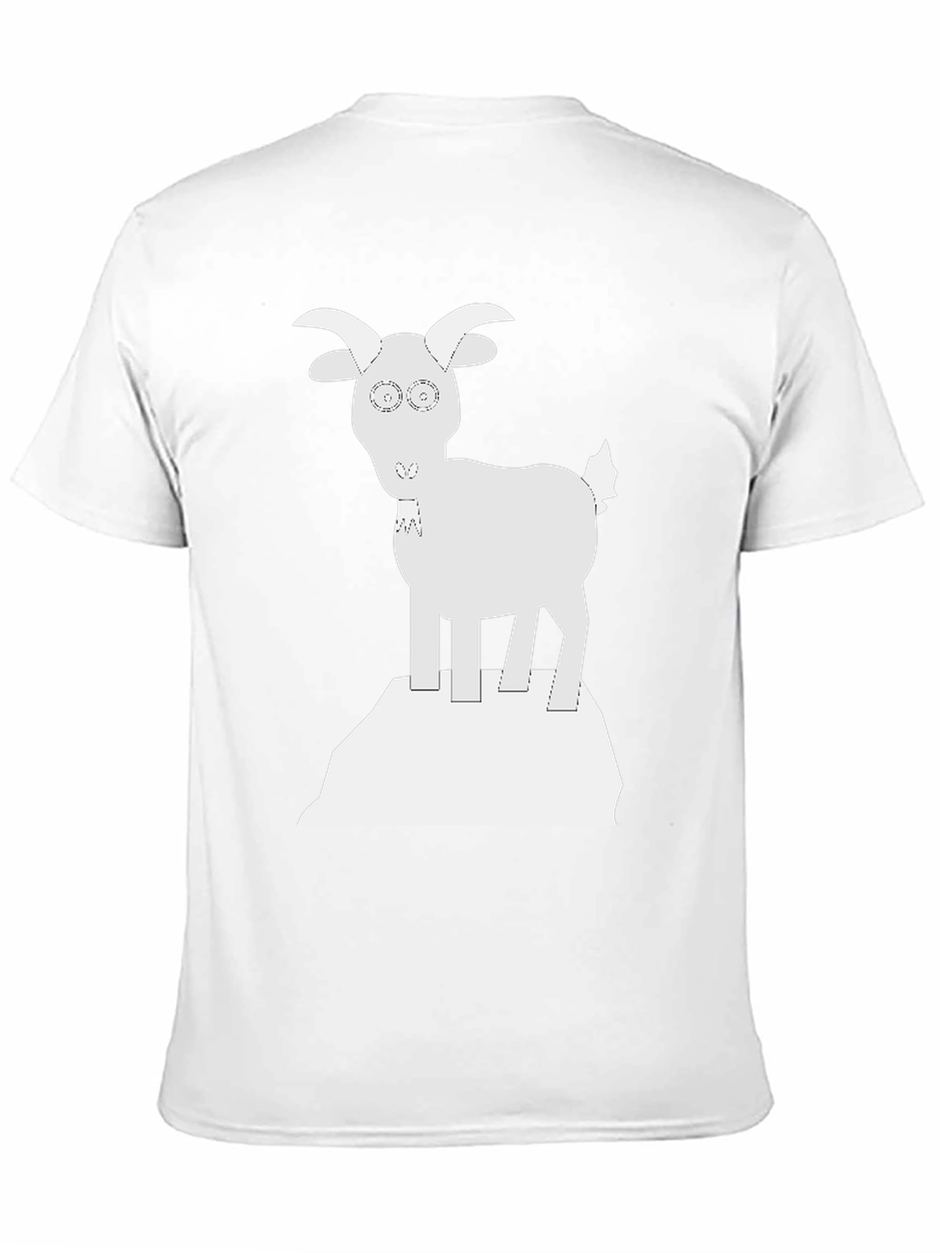 Goat on a Rock Graphic Tee - Black