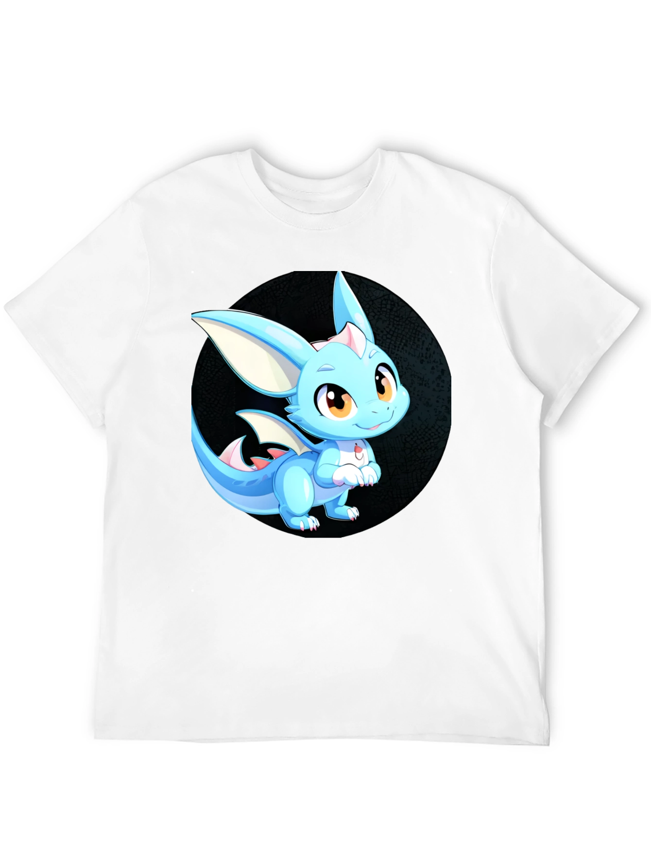 Cute Dragon Graphic Tee - Unisex Black T-Shirt