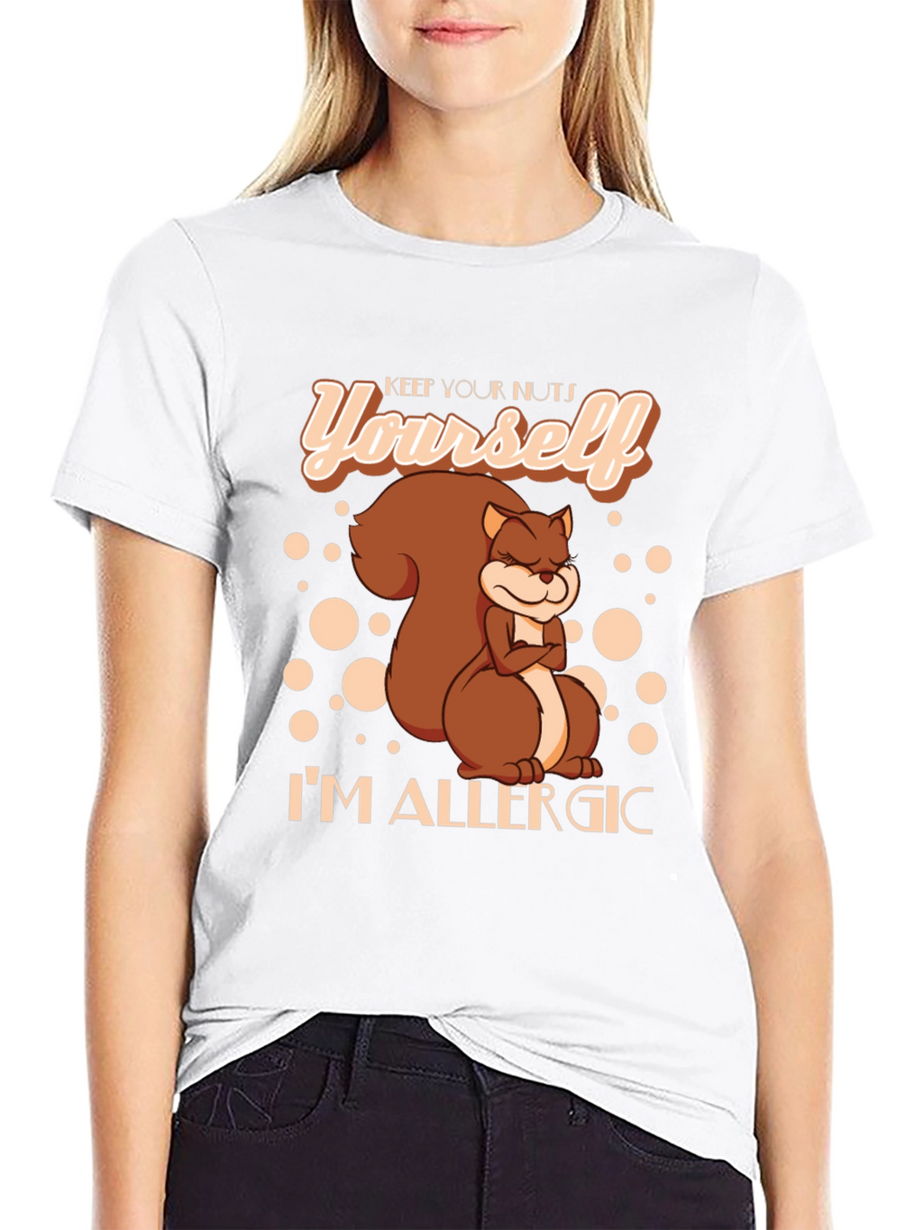 Keep Your Nuts Squirrel Graphic Tee
