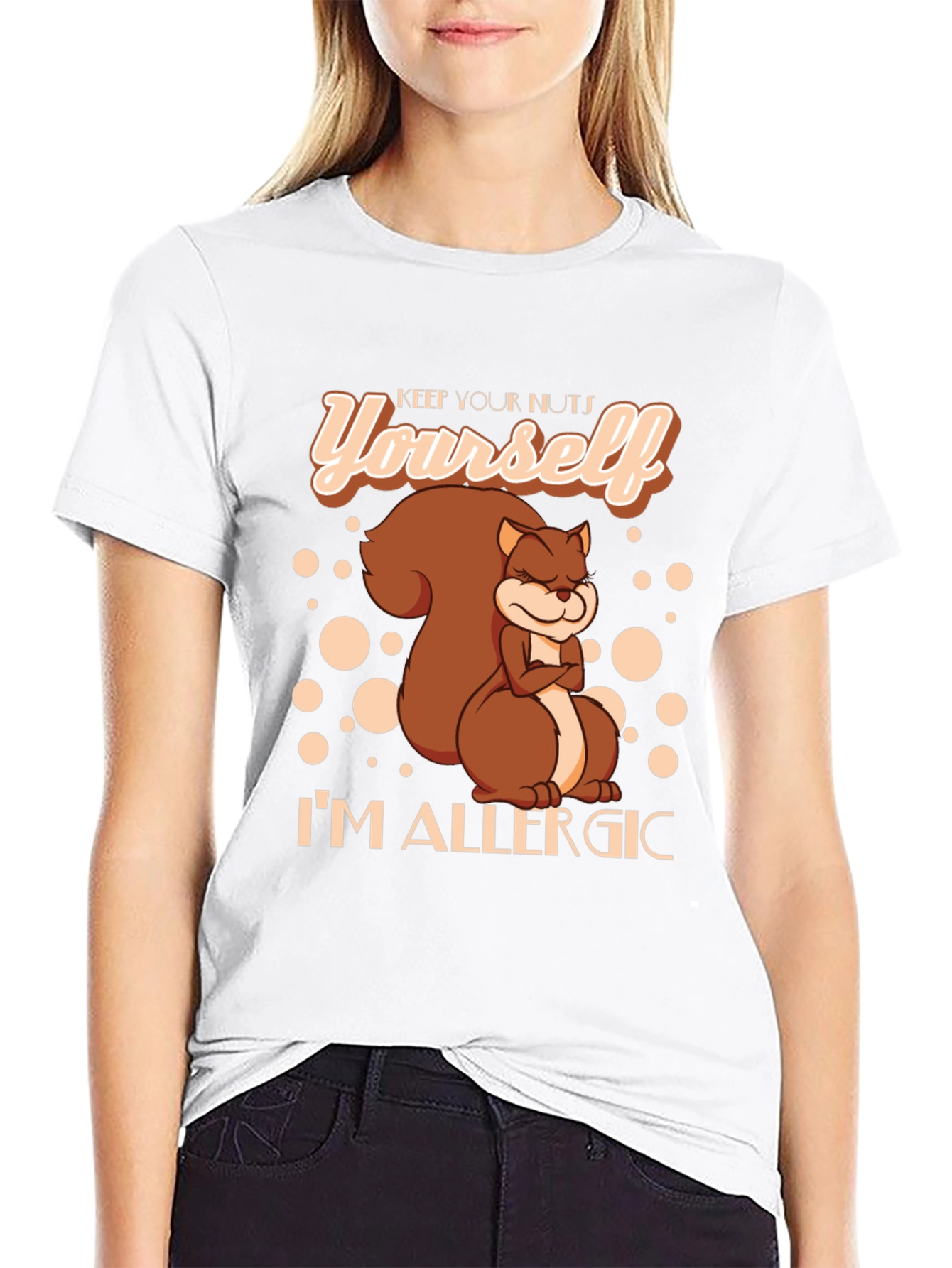 Keep Your Nuts Squirrel Graphic Tee