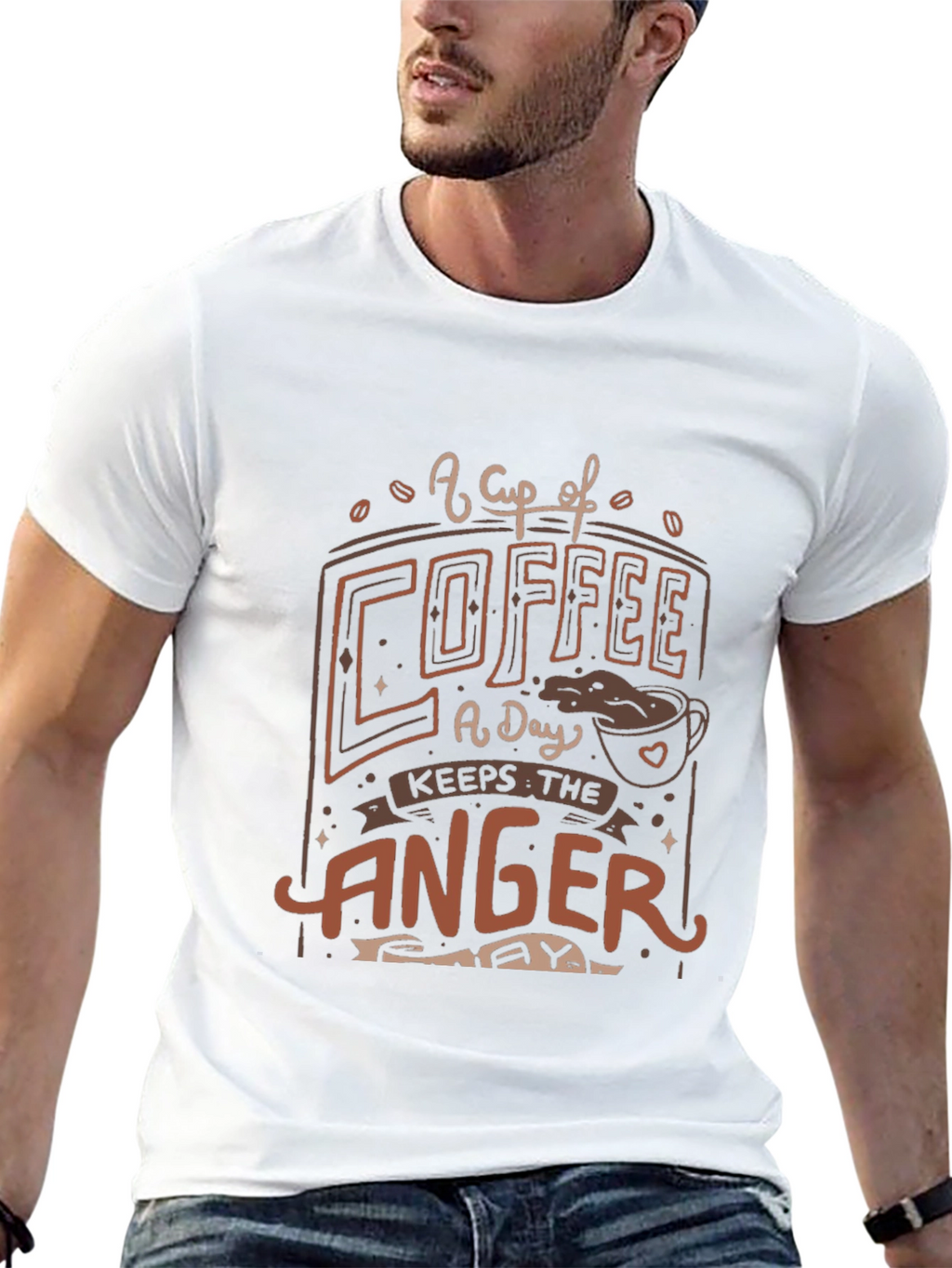 Coffee Keeps the Anger Away T-Shirt
