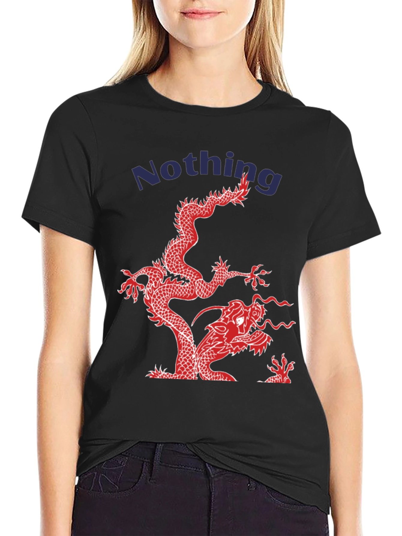 Dragon Graphic T-Shirt - Nothing Print