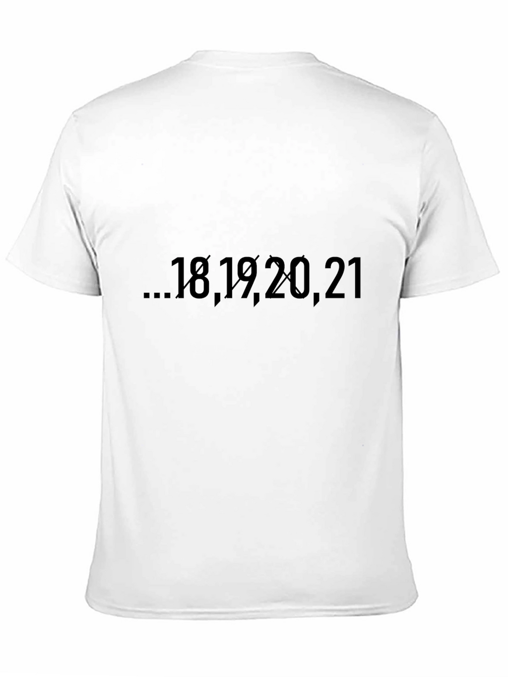 Birthday Year Black Tee Shirt