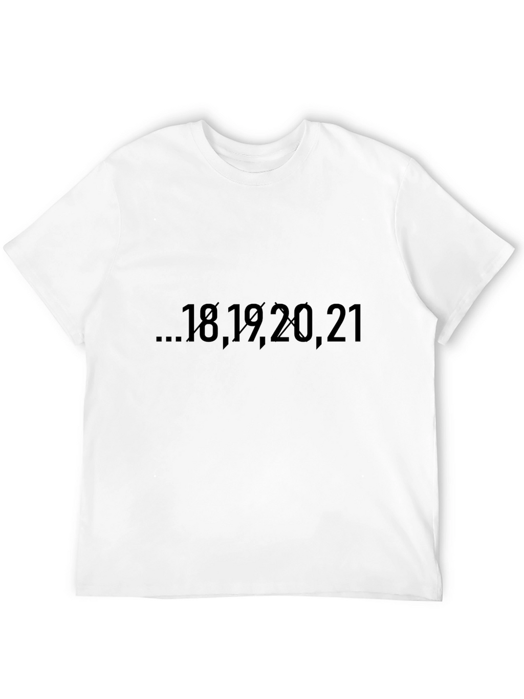 Birthday Year Black Tee Shirt