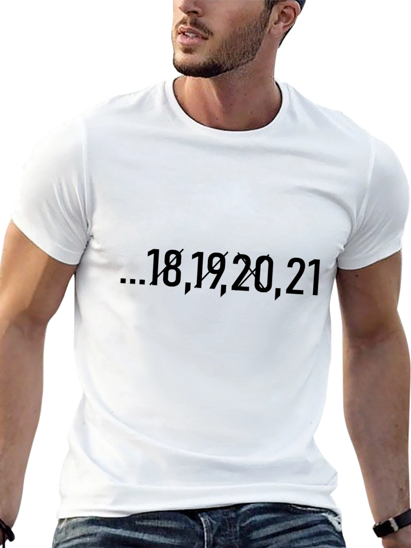Birthday Year Black Tee Shirt