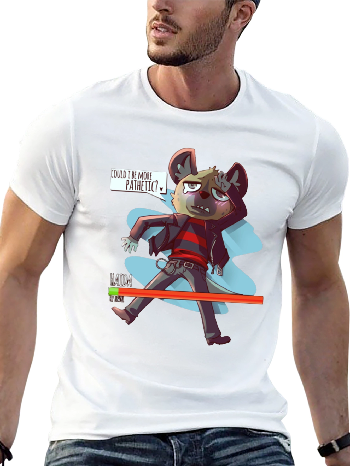 Haida Aggretsuko T-Shirt - Could I Be More Pathetic?