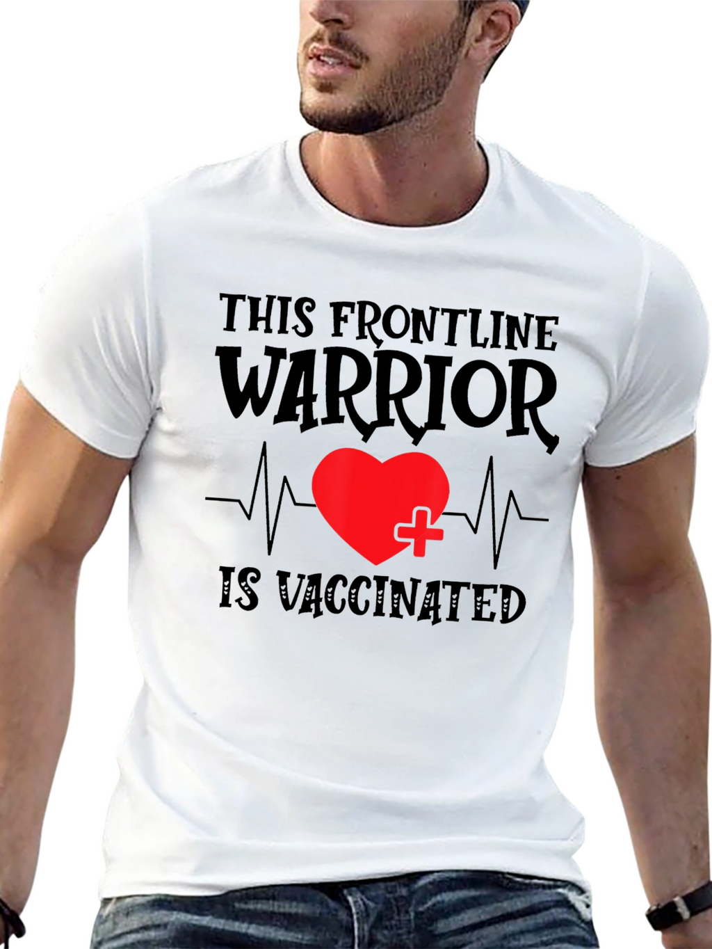 Frontline Warrior Vaccinated T-Shirt
