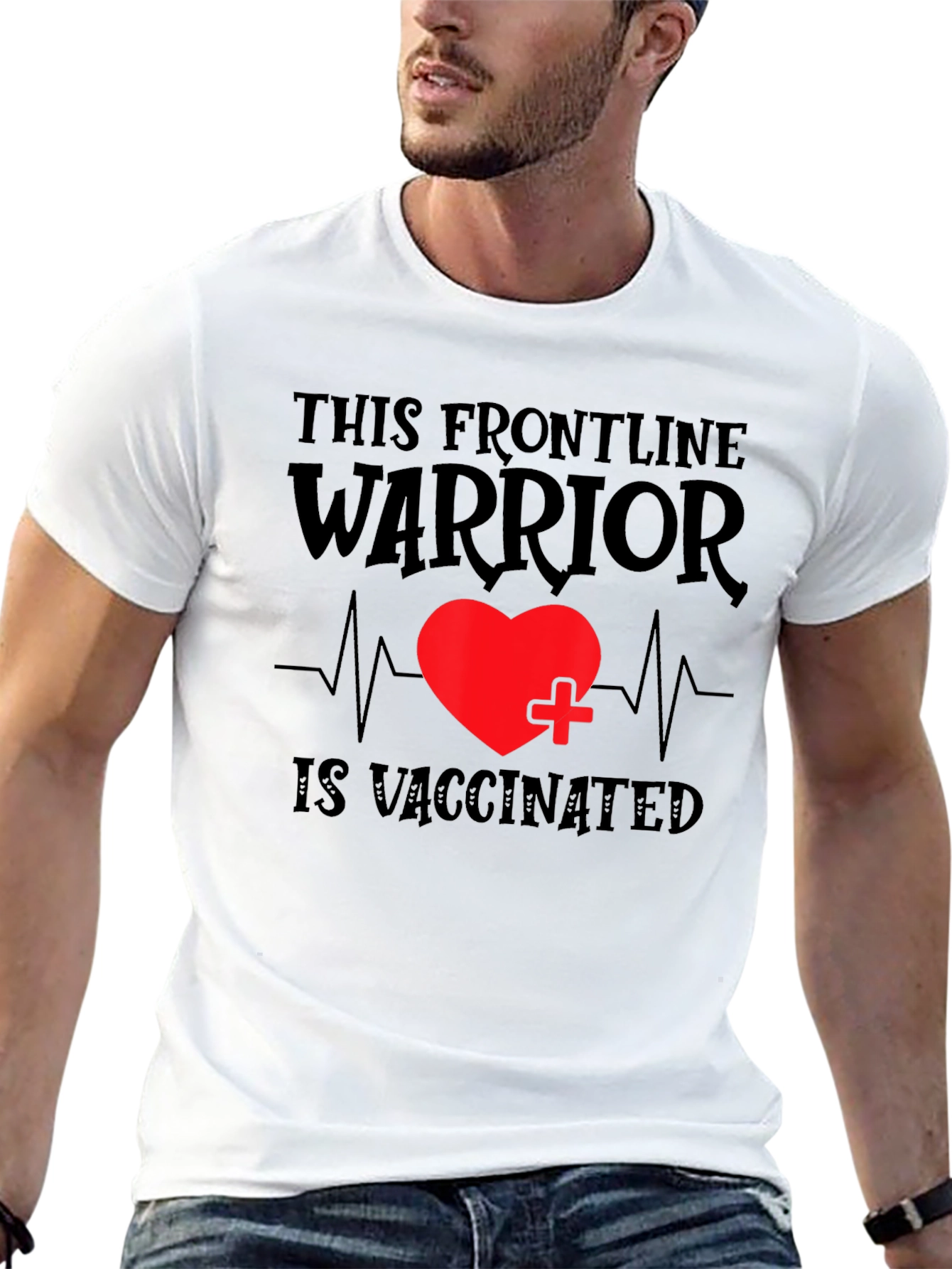 Frontline Warrior Vaccinated T-Shirt
