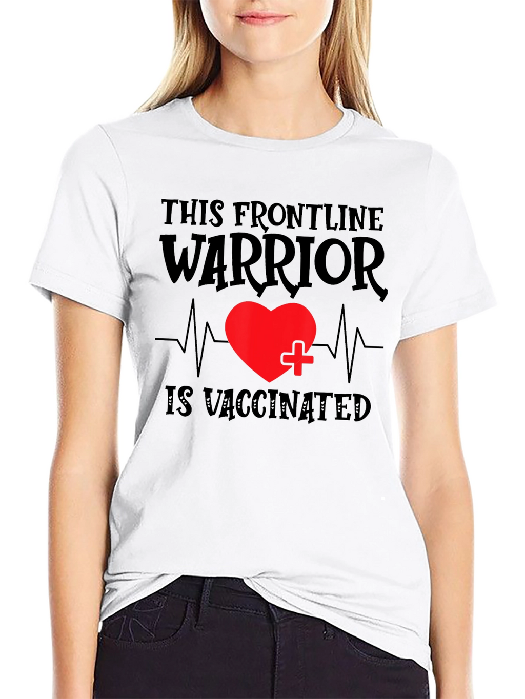 Frontline Warrior Vaccinated T-Shirt