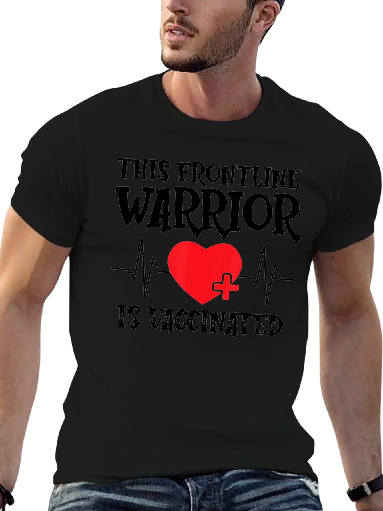 Frontline Warrior Vaccinated T-Shirt