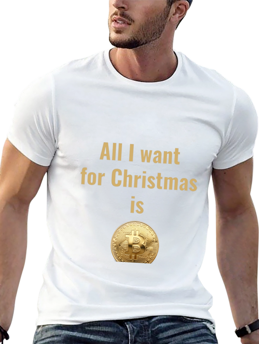 Bitcoin Christmas T-Shirt - All I Want