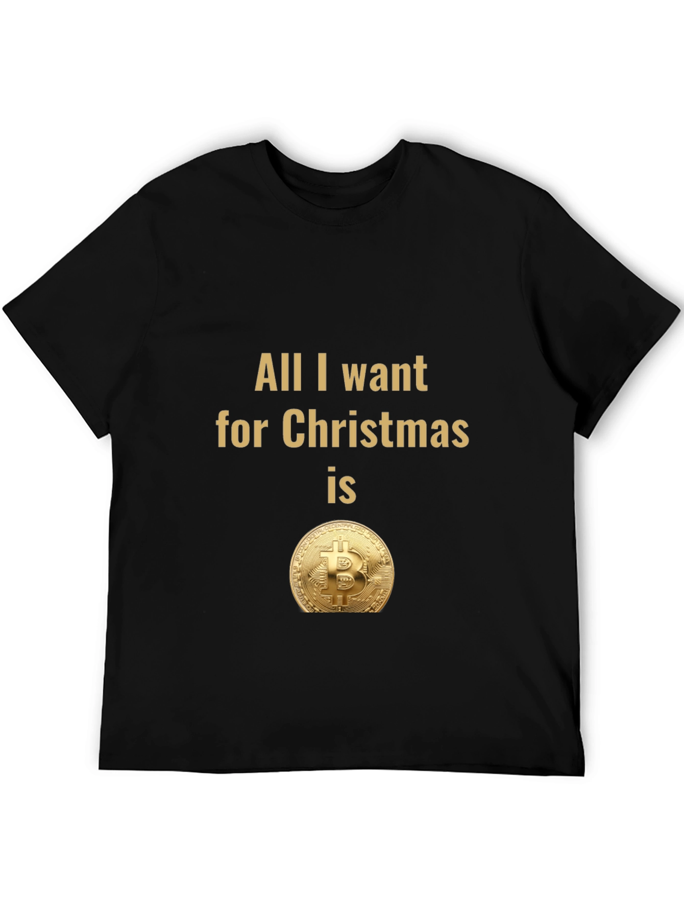 Bitcoin Christmas T-Shirt - All I Want
