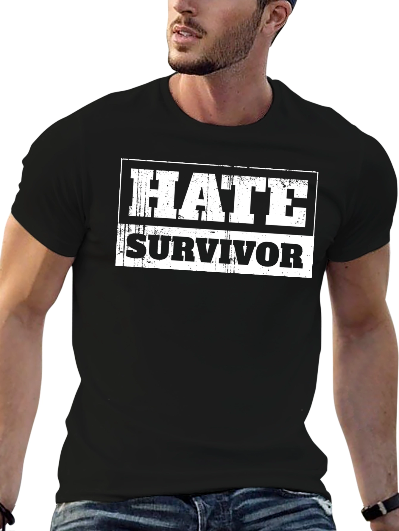 Hate Survivor Graphic T-Shirt