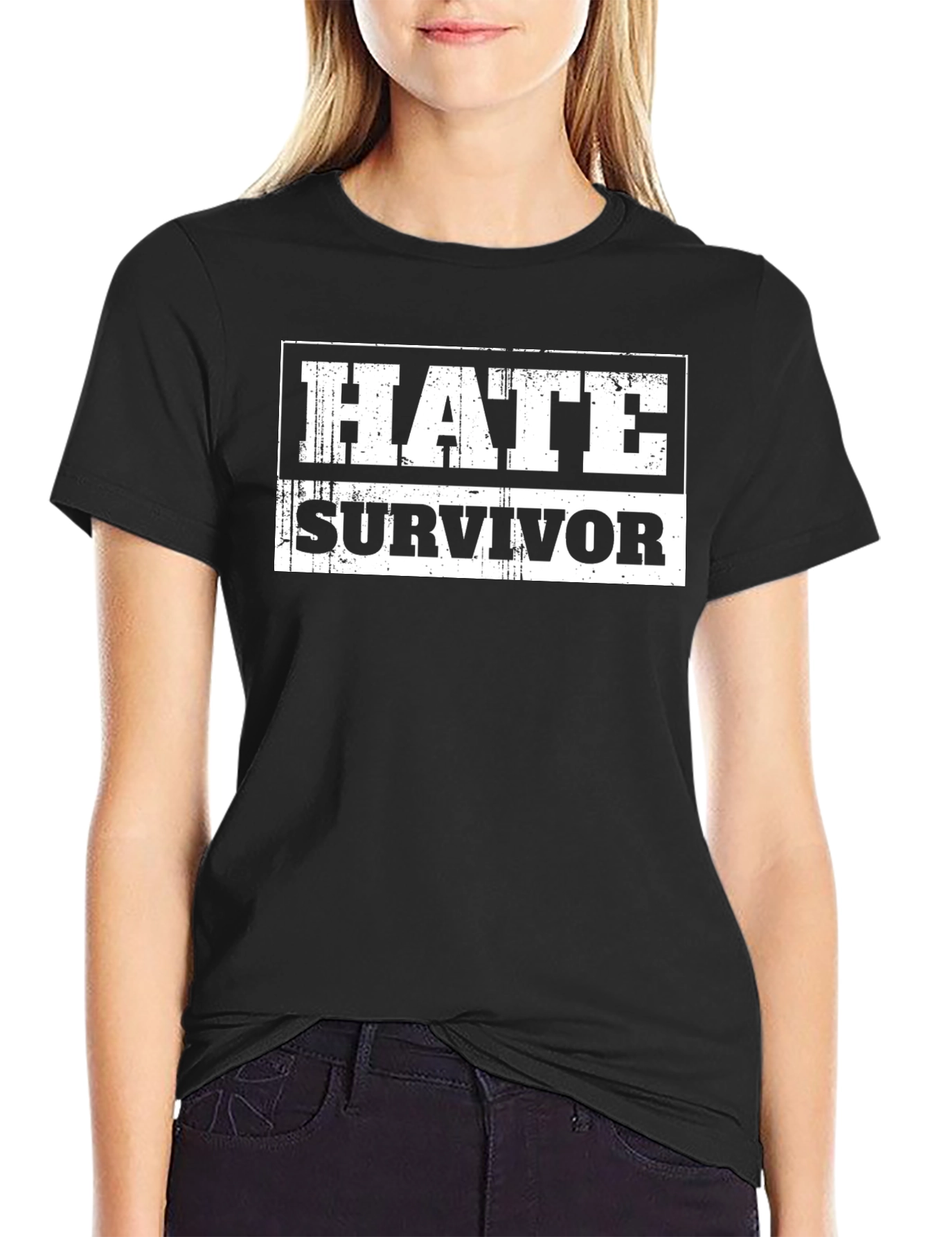 Hate Survivor Graphic T-Shirt