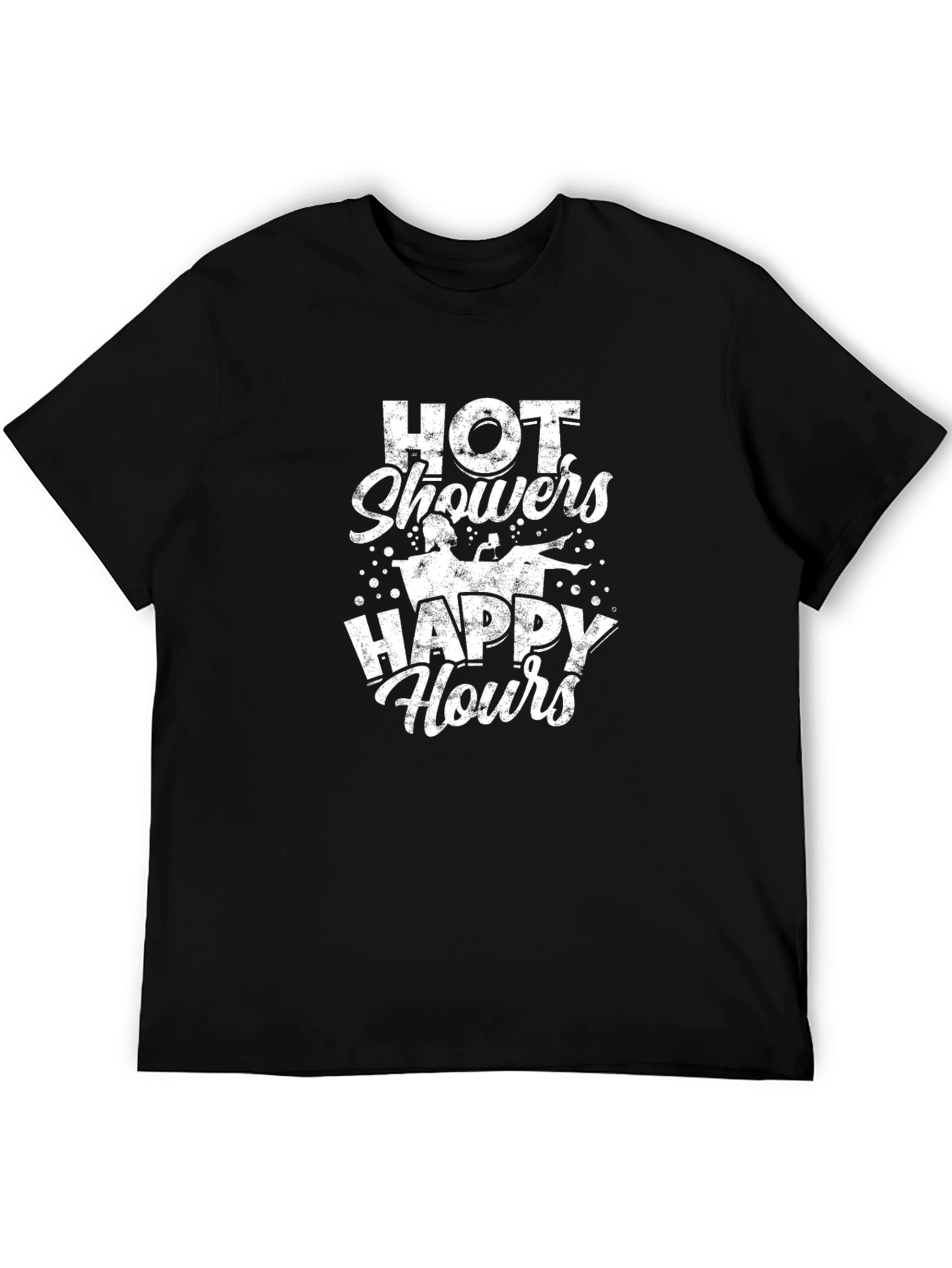Hot Showers Happy Hours Graphic T-Shirt