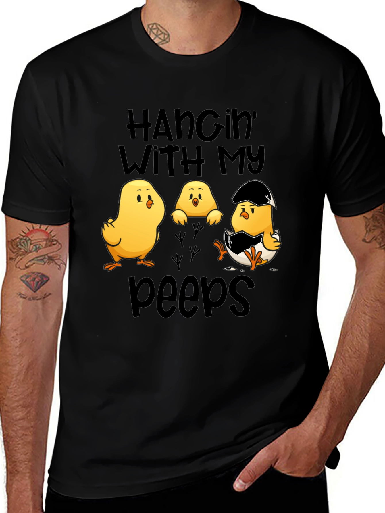 Hangin with my Peeps Easter Chick T-Shirt