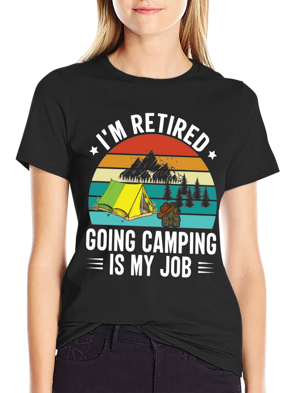 Retired Camping T-Shirt - My Job!