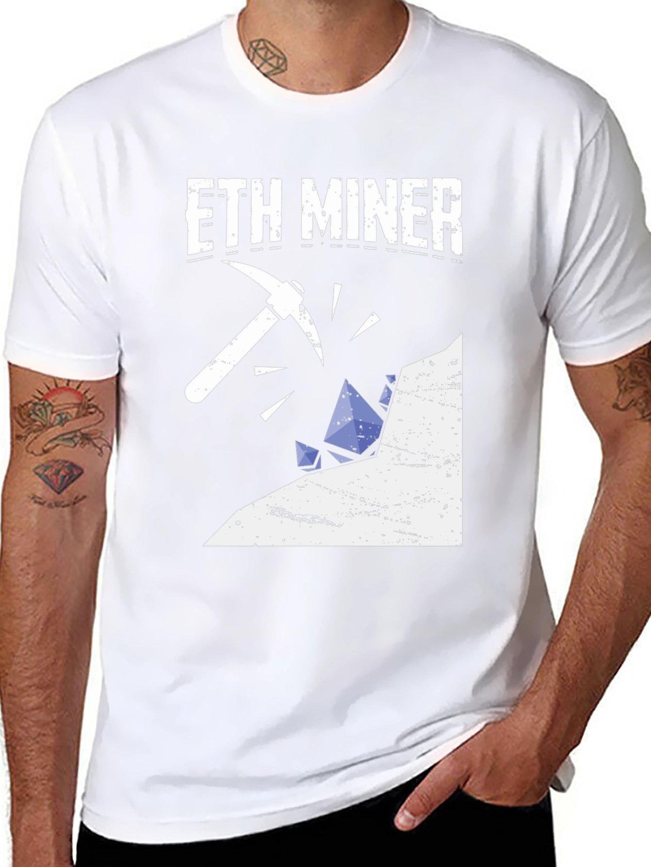 ETH Miner T-Shirt Crypto Mining Tee