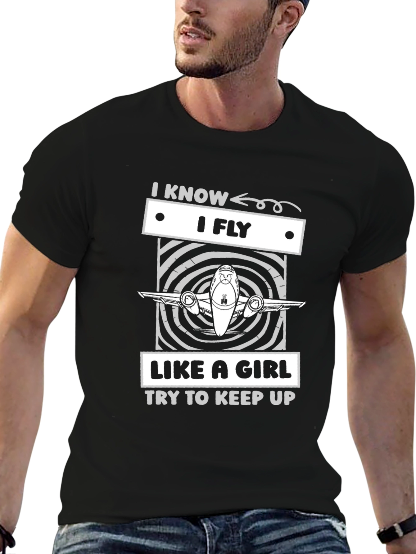 I Know I Fly Like A Girl T-Shirt